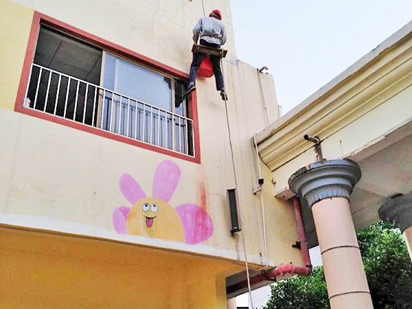 望牛墩外墻清洗工程